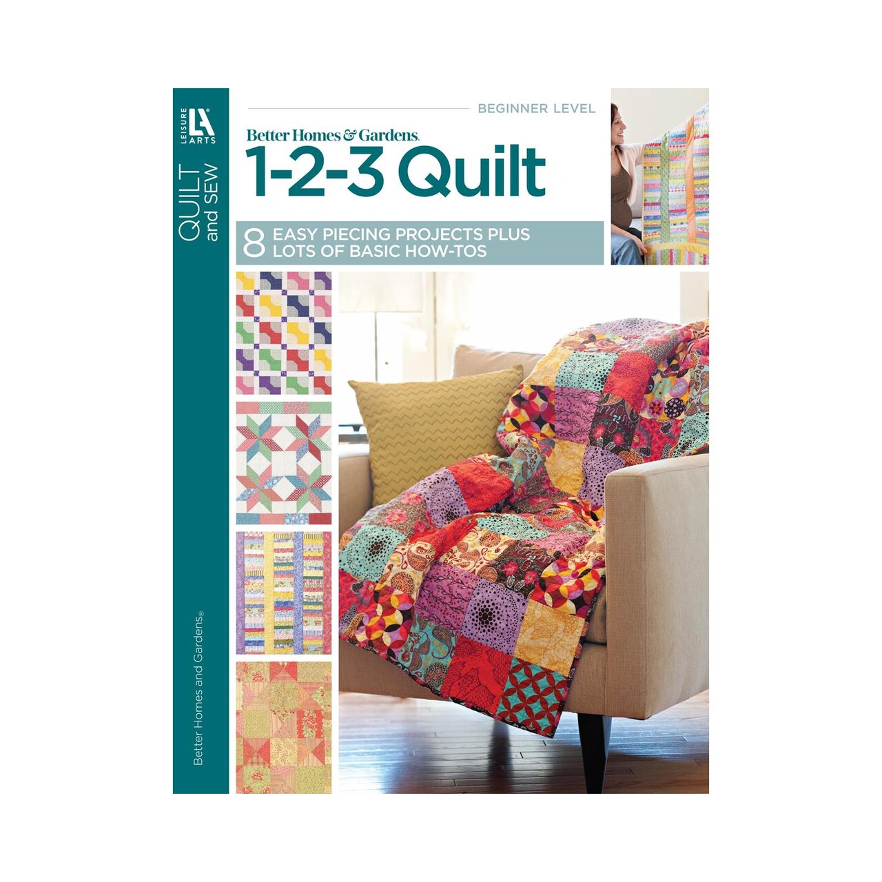 Leisure Arts Bhg 1-2-3 Quilt Quilting Book, Quilting Books, Quilt Books, Patterns For Quilting, Patterns, Books And Patterns, Pattern Books
